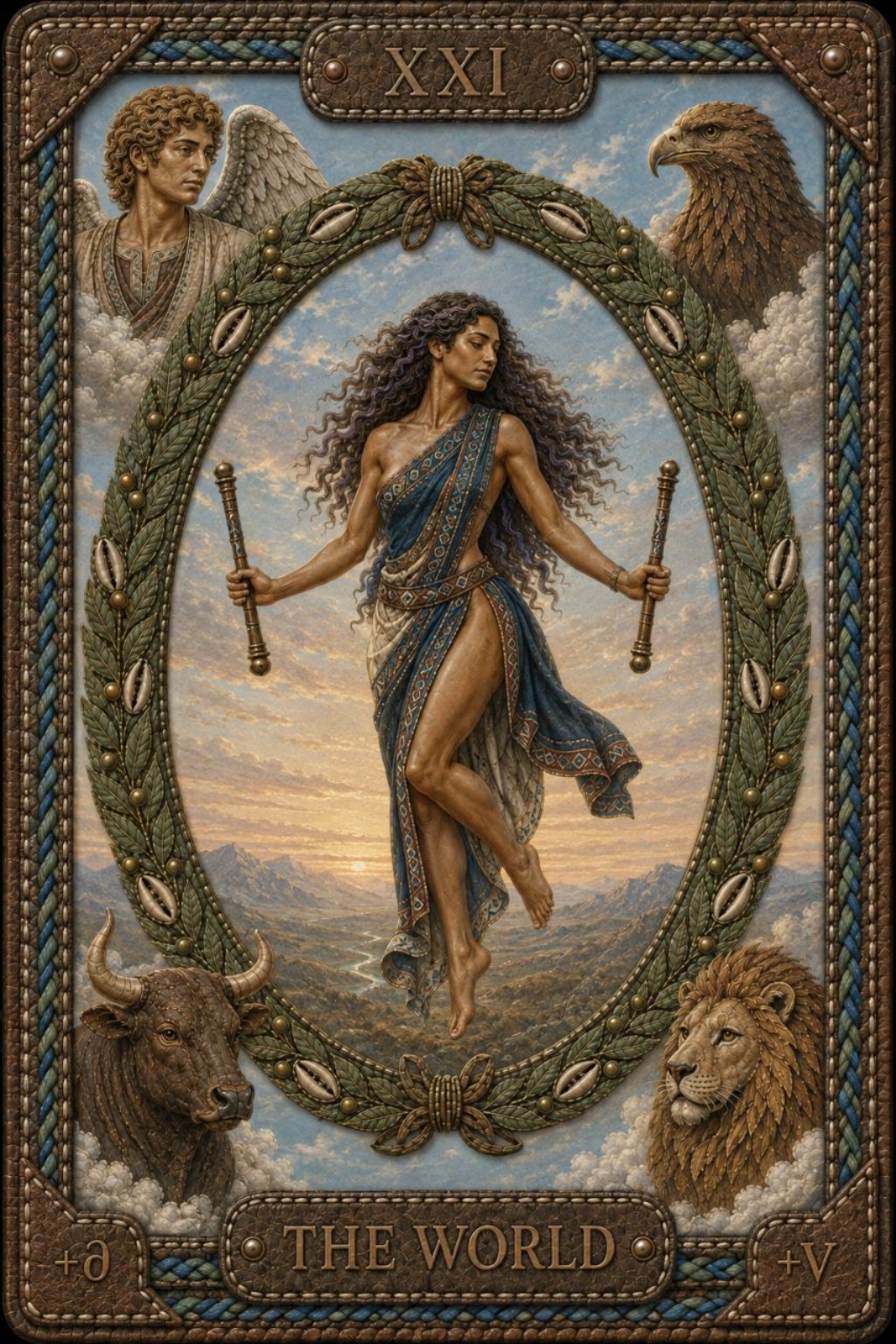 Le Monde — carte de Tarot de Pavel Medvedev